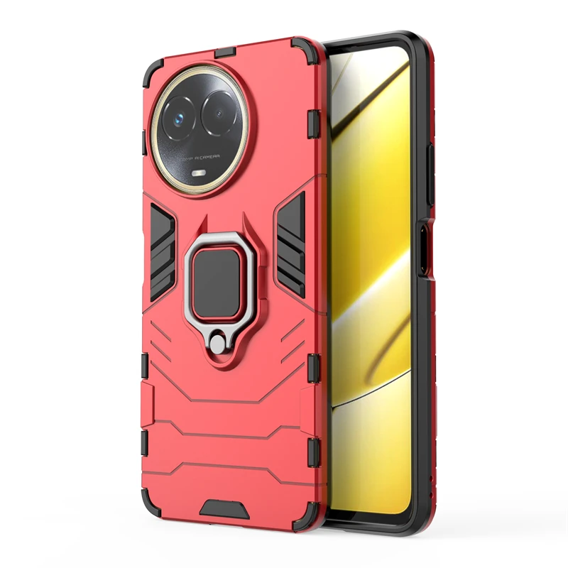 Durable Magnetic Armor Case with Stand - Shockproof Bumper Protection
