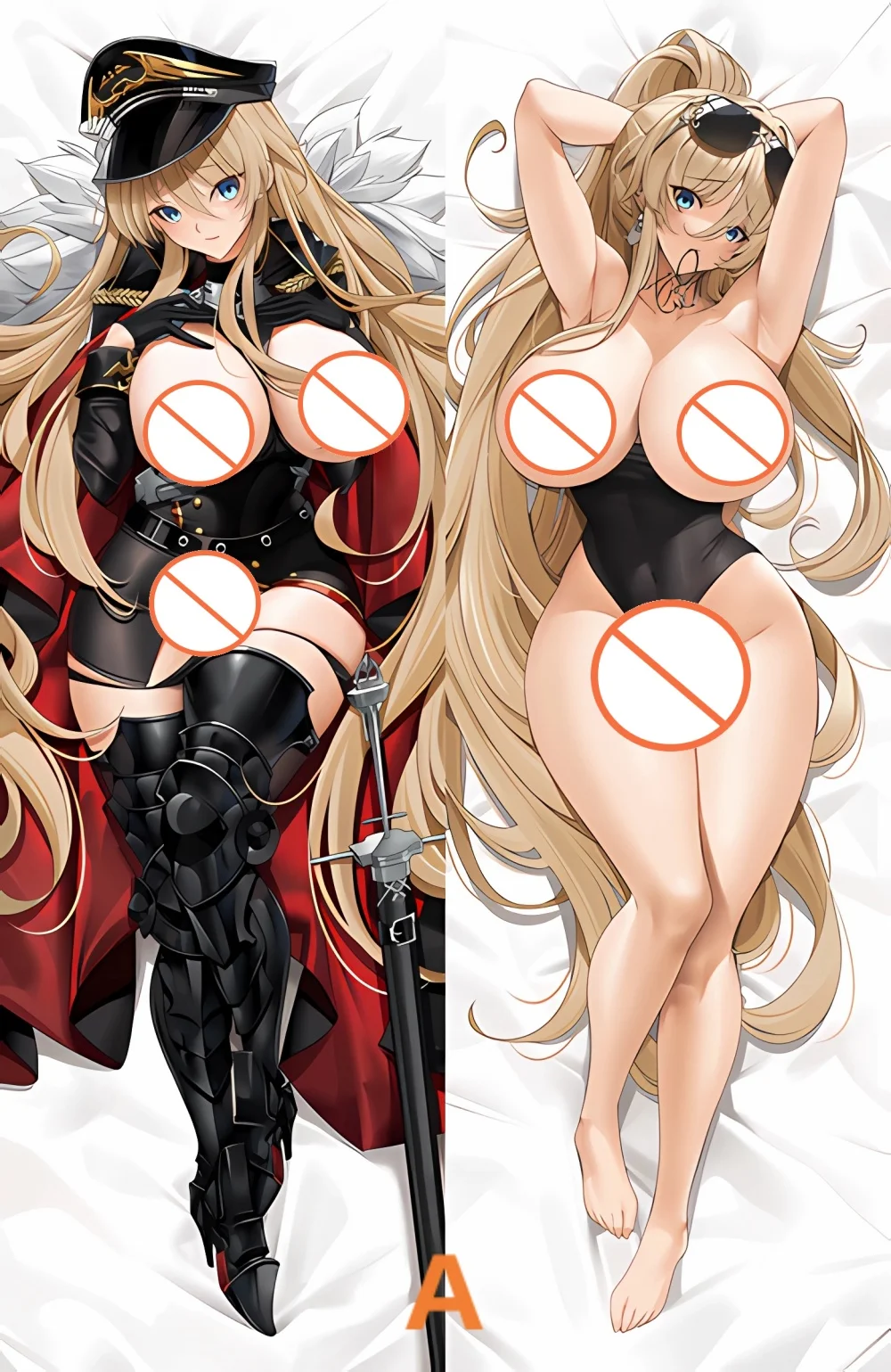 

Двусторонняя наволочка Dakimakura с принтом в натуральную величину