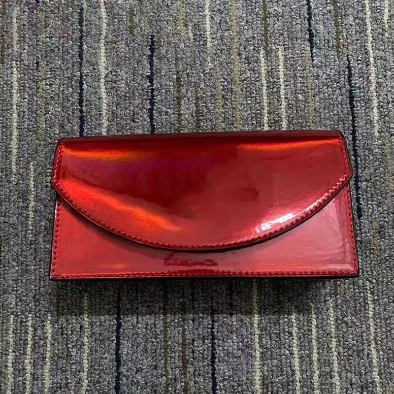 

Luxury Genuine Leather Woman Mini Bag Size In 22*12*5.5cm Hasp Lady Girl All Color Lady Girl Party Evening Dinner Bag