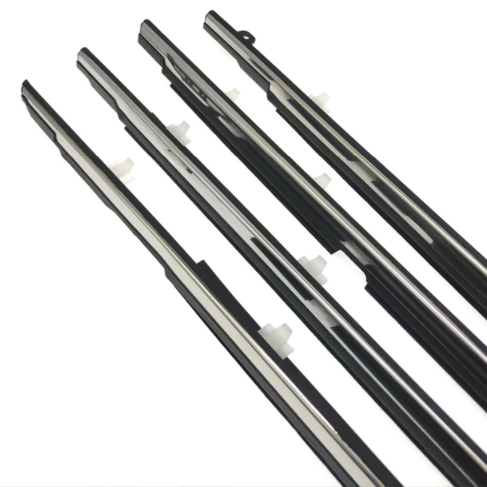 For Toyota Land Cruiser 80 Series Lexus LX450 1991-1998 Car Window Glass Outer Black Sealing Protective Tape 4PCS