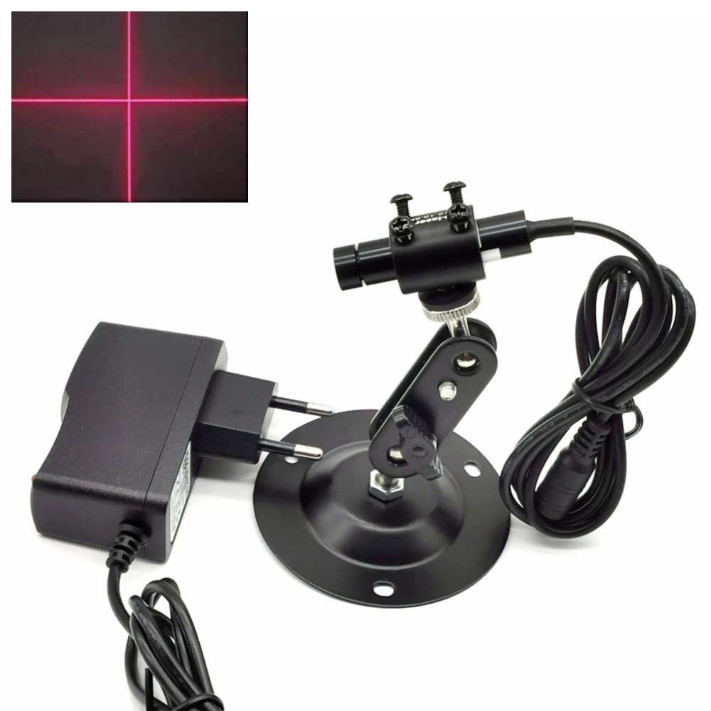 DC5V Adjustable 650nm Red Laser Locator Module Lights Cross Beam Wood Working Level 5mw 10mw 20mw 50mw 80mw Optional