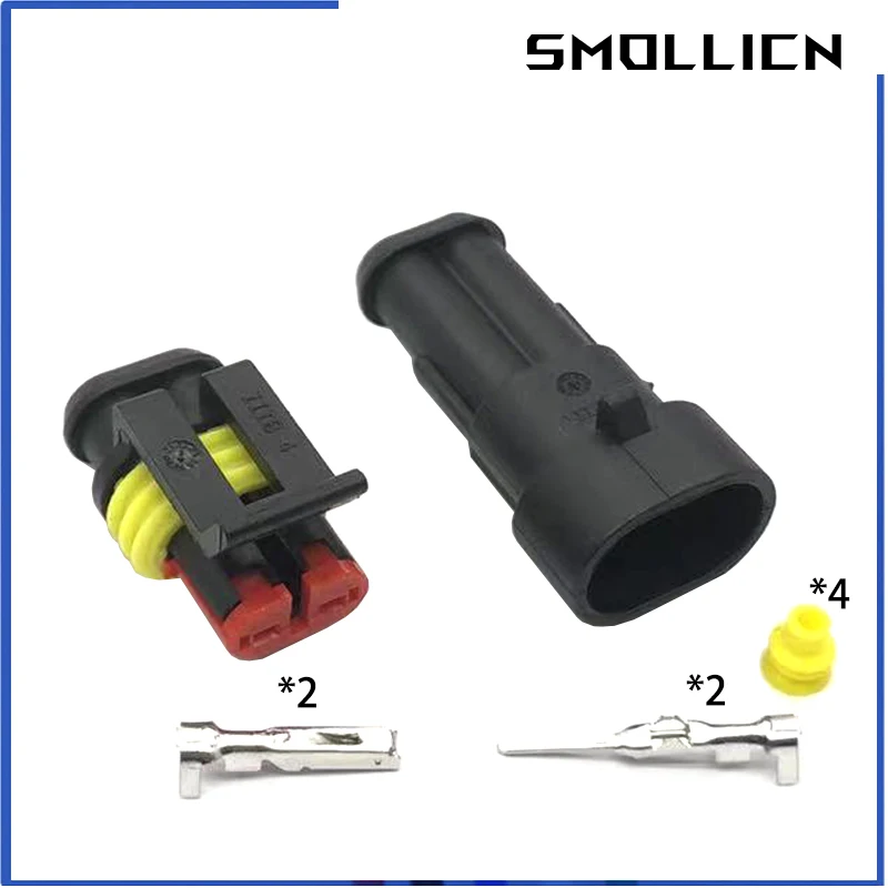 Connettori JST Impermeabili 2 Pin Sumitomo - Set 5 Pezzi Con Terminali - Foto 5