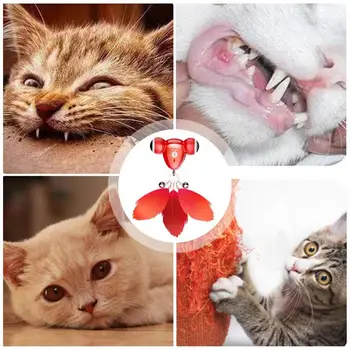 Creative Small Goldfish Toy Automatic Intelligent Teasing Red Kitifish Cat Toy USB Charging Cat Best Partner Pet Power Toy 6