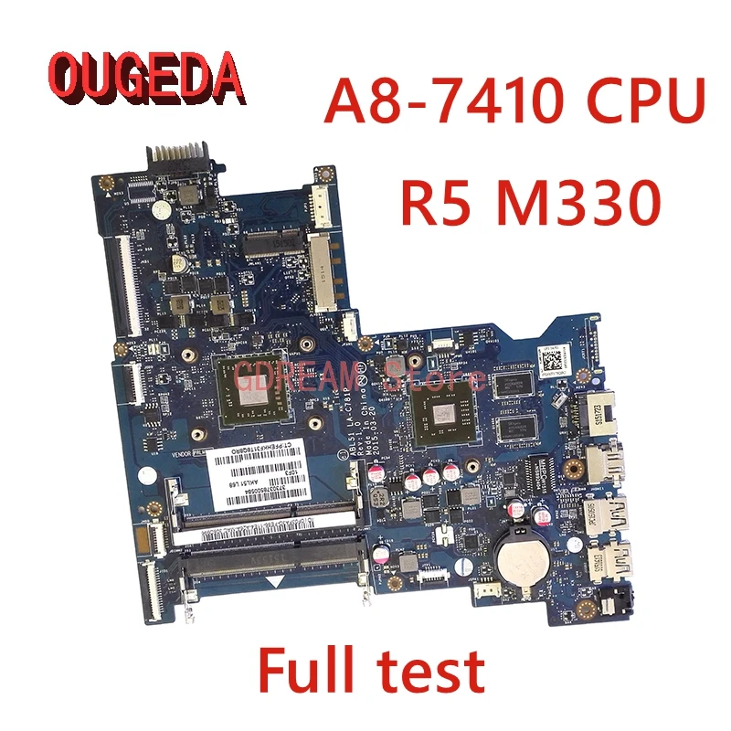 

Материнская плата OUGEDA для ноутбука HP 813971 G4 15-AC 15-001 813971-501 CPU R5 M330 GPU