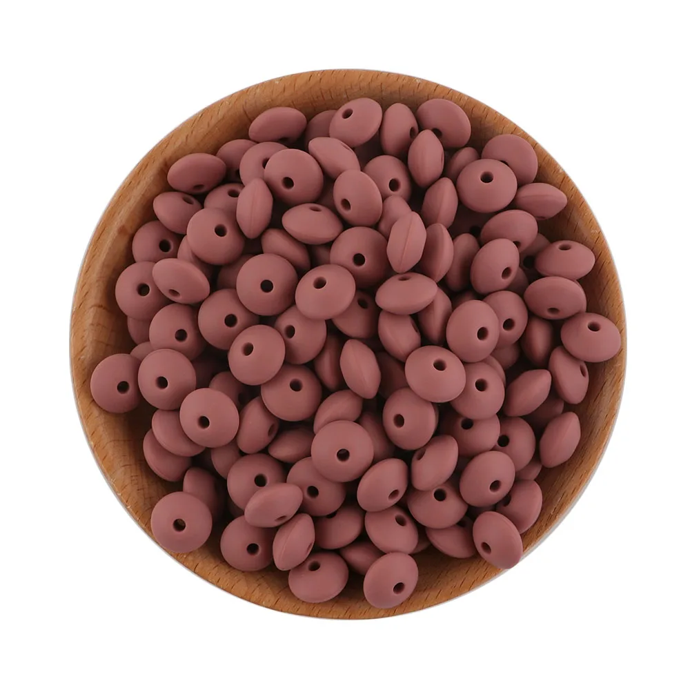 Baby Teething Items Kovict 500/1000/2000pcs Baby Teething Toys Pearl Silicone Beads Lentil 12mm Baby Teether Beads DIY Necklace Bead Baby Care Toy Baby Teething Items cute Baby Teething Items