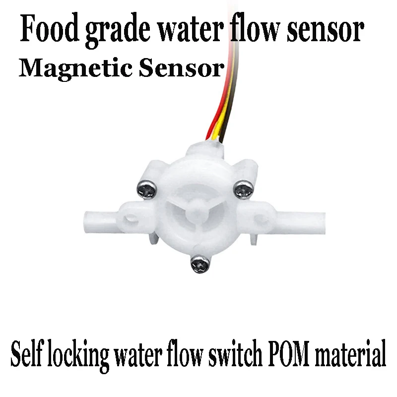 Magnetic sensor POM material DC 3-24v water flow sensor coffee machine filter flow switch precise measurement and easy installat digital micro differential pressure sensor ms4515do ds3ai001ds 500pa wind speed and flow measurement