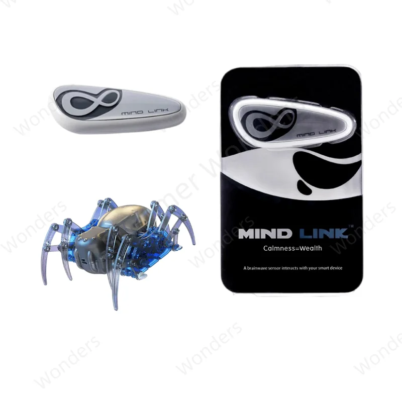 Mindlink Headset with New Spider EEG Brainlink Headband Mind Control Training Devices Cable for IOS and Android Games with APP 2