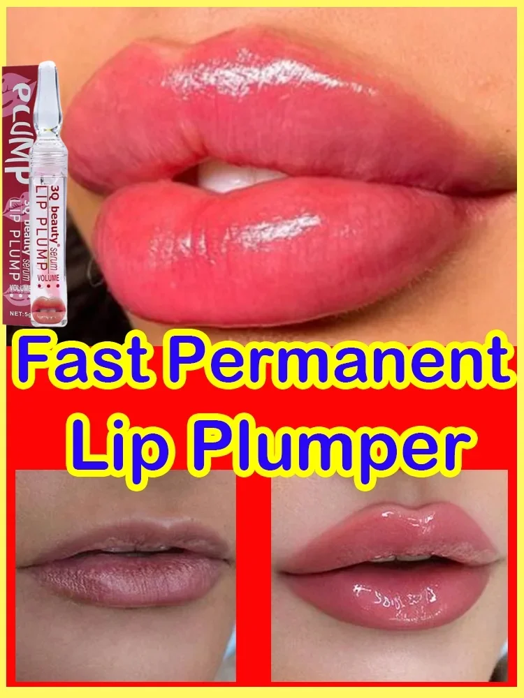 Instant Volumising Lip Plumper Oil Extreme Enhancer Lip Gloss Serum Increase Elasticity Moisturize Nourish Sexy Lip Care