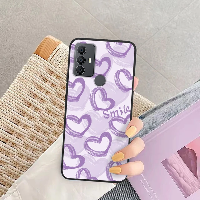 For TCL 30 SE Case Cover 306 305 Love Cute Soft Silicone Bumper for TCL 30E