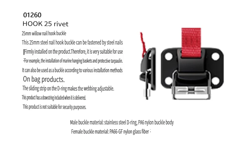 Multi-functional Fidlock Buckle Magnetic Hook Buckle Quick Release Used to Equip Tactical Belt Chest Backpack Helmet DIY Decor