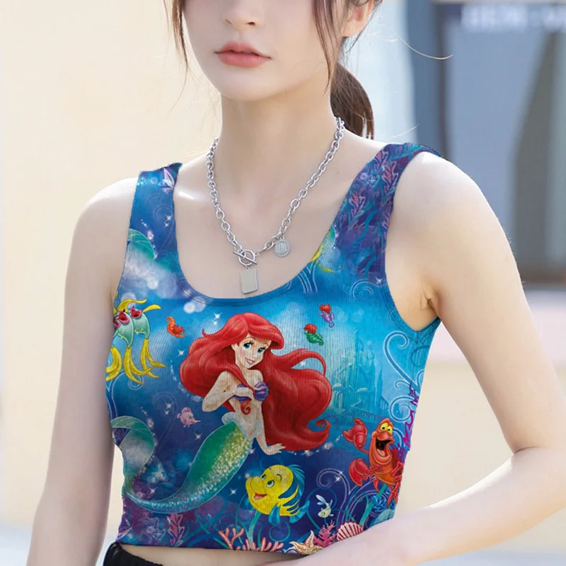 Reggiseno Push-Up In Lingerie Di Cotone Da Donna Sexy Little Mermaid Tube Top Fashion 3D Underwear Canotta Femminile