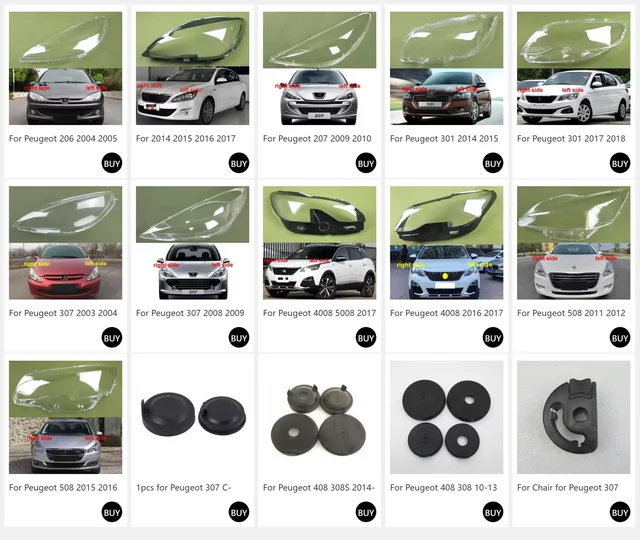 Copertura Antipolvere Faro Per Citroen - OEM 89072961, Compatibile 301, 508, 3008, 4008, 5008 | Impermeabile - Foto 2