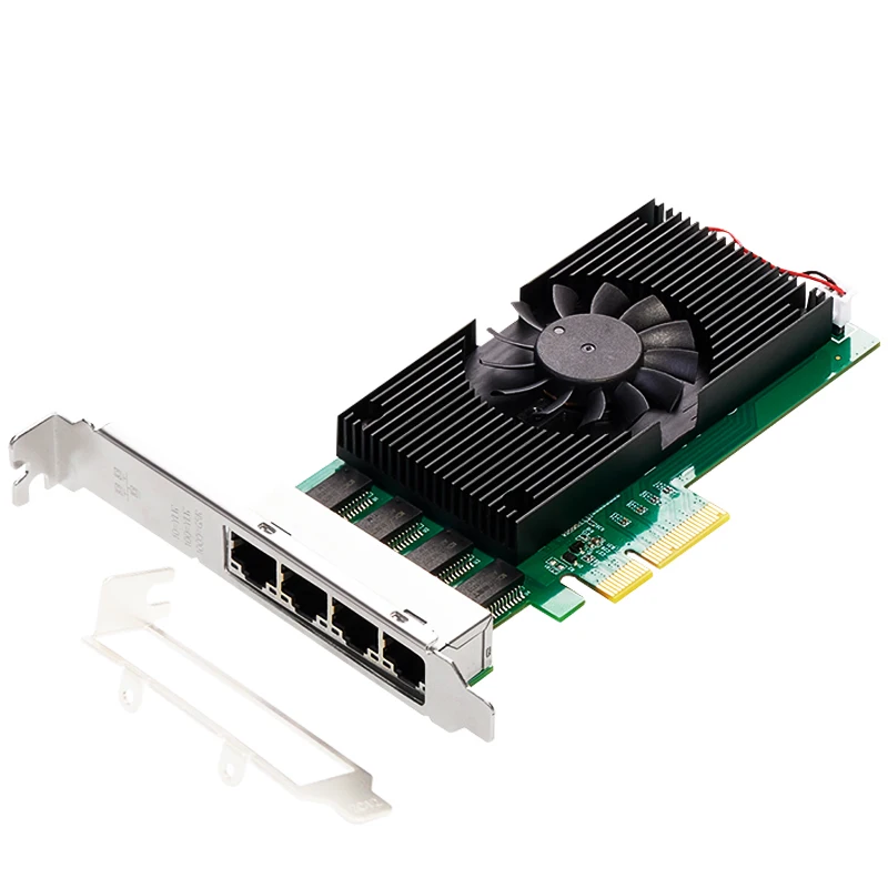Intel I225-T4 쿼드 포트 2.5G PCIe 네트워크 카드용 - Lenovo& ESXi VE용 서버/NAS/데스크탑용 4x RJ45 2500Mbps 이더넷 어댑터