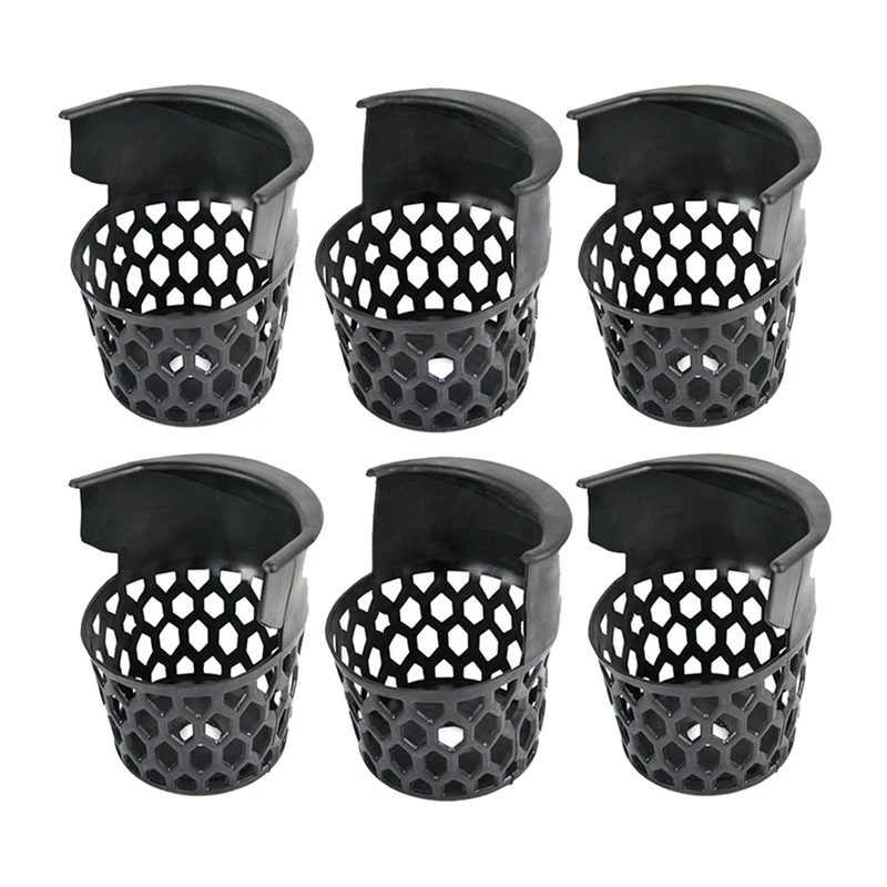 6 Pcs Pool Table Pockets Billiard Pockets Set Black Billiards Net Bag Entertainment Web Snooker Baskets
