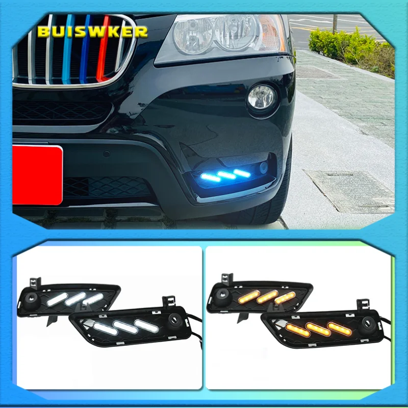 Фонарь СВЕТОДИОДНЫЙ дневной ходовой 3 цвета для BMW X3 F25 2009 - 2013 |