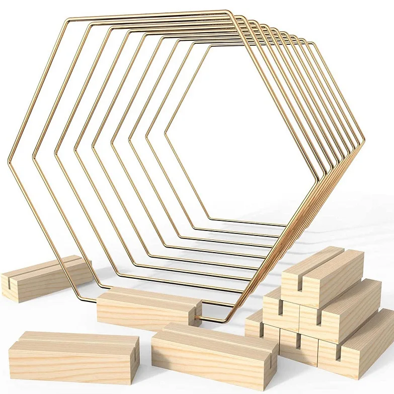 

8 шт. металлический цветочный обруч с деревянной основой для свадебного стола, украшение «сделай сам», венок, цветочная гирлянда, украшения для дома