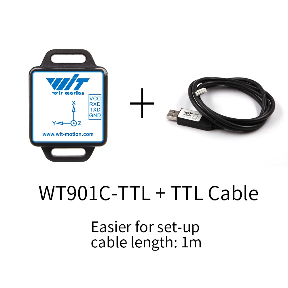 Acelerómetro de grado industrial inclinómetro HWT901B-TTL MPU9250