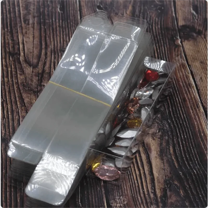 1 Los = 10 Stück 4x4x8/10/12/16/20 cm Großhandel NewClear PVC Box Verpackung Hochzeit/Weihnachten Lieblingschokolade Süßigkeiten Apfel Geschenk Event – Detail 4