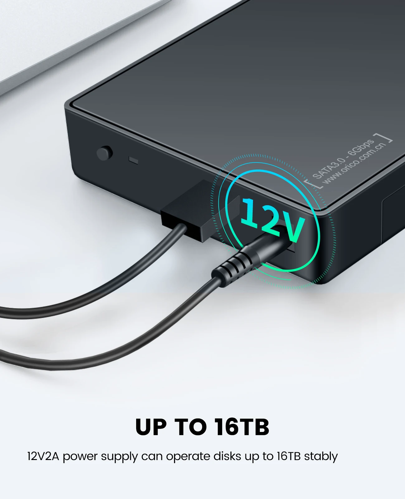 ORICO 3.5'' HDD Case Type C SATA to USB3.0 External Hard Drive Enclosure for 2.5/3.5inch SSD Disk HDD Box Case Support UASP