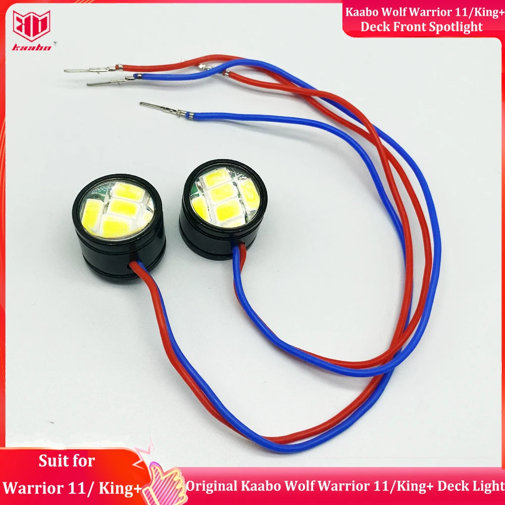 

Original 60V Kaabo Wolf Warrior 11 72V Kaabo Wolf King+ 12V Front Deck Spotlight Spare Part Official Kaabo Accessories