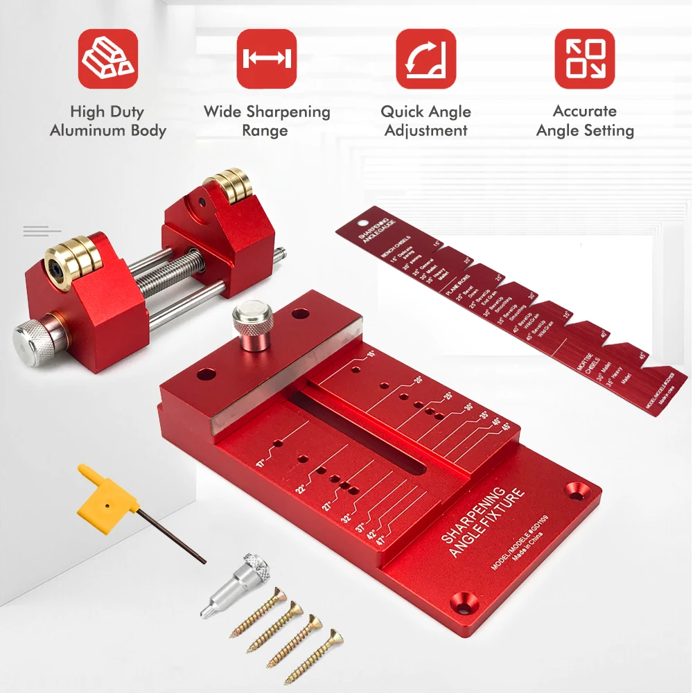 CAOLINLING Honing Guide Jig Adjustable High Precision Honing Sharpening Tool Fixed Angle Wear - View #2