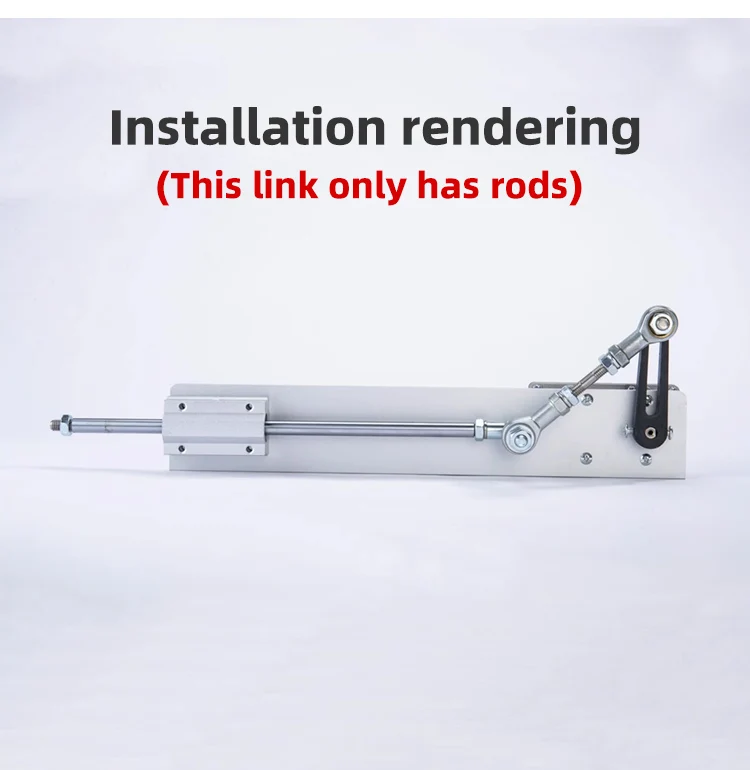 Reciprocating Cycle Linear Actuator Parts Line Axis DIY Reciprocating Push Rod M6 M8 Telescopic Linear Motor Accessories