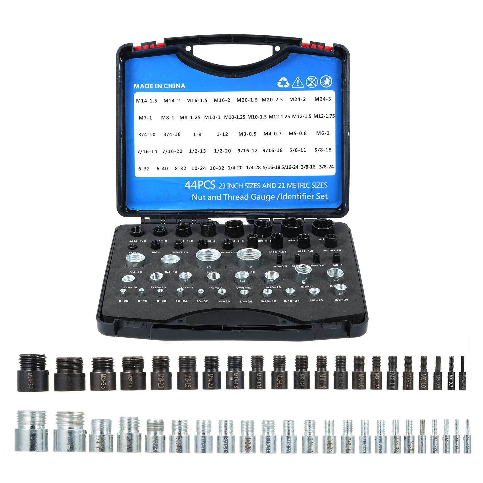 Nut-and-Bolt-Thread-Checker-26-44Pcs-Male-Female-Gauge-14-Inch-12 ...