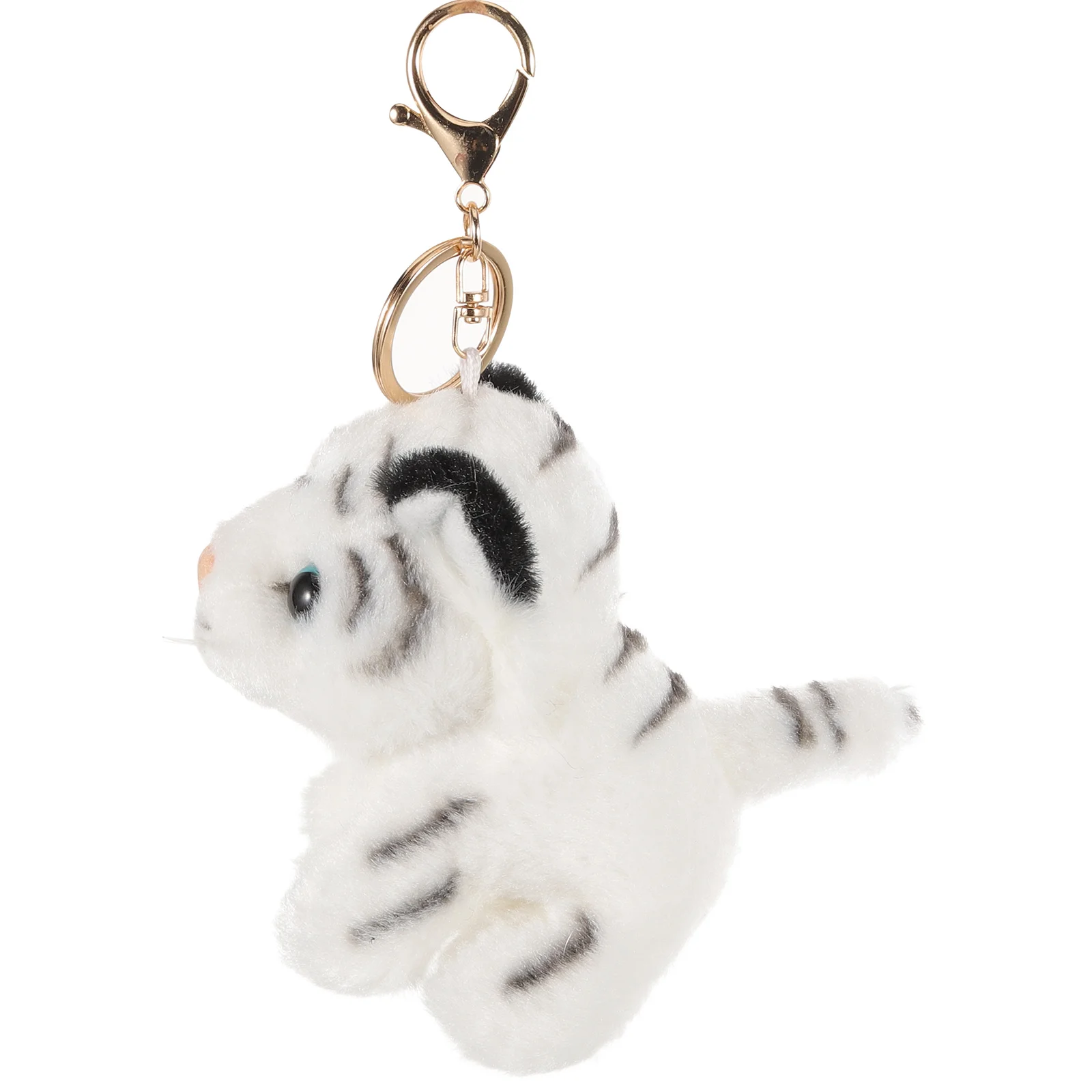 

Plush Keychain Hanging Decor Kawaii Tiger Pendant Bags Tiny Gifts Charm Supplies Zinc Alloy Stuffed