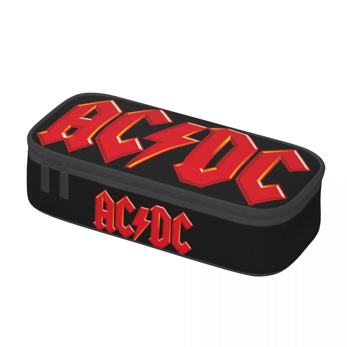 Rock Heavy Metal AC DC School Pencil Cases Girls Boys Big Capacity Pencil Box Students Stationery
