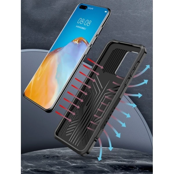 Funda Anti-shock Xiaomi Redmi 9 con Imán y Soporte de Clip