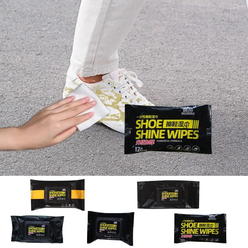 Quick Shoe Wipes Fast Cleaning Wet Wipes Cleaner White Shoes Care Wipes
