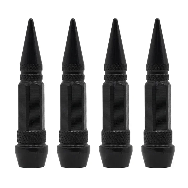 Universal Airtight Tire Valve Caps - Set of 4 for Cars, Motorcycles, and Bikes