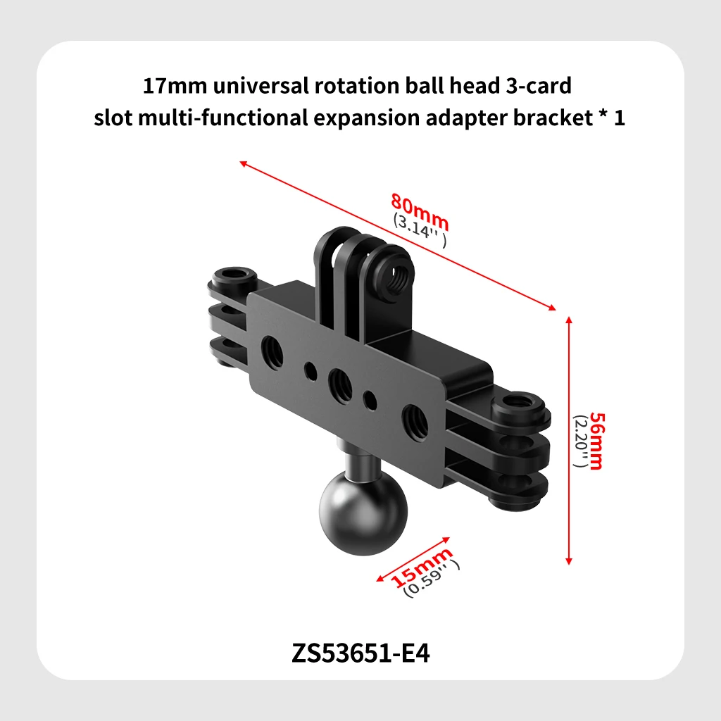 3-Position Licht Stand Halterung Handy Halter Stativ 1/4 Verlängerung Halterung für Gopro Action 5Pro Mic Füllen Licht live-Übertragung – Detail 17