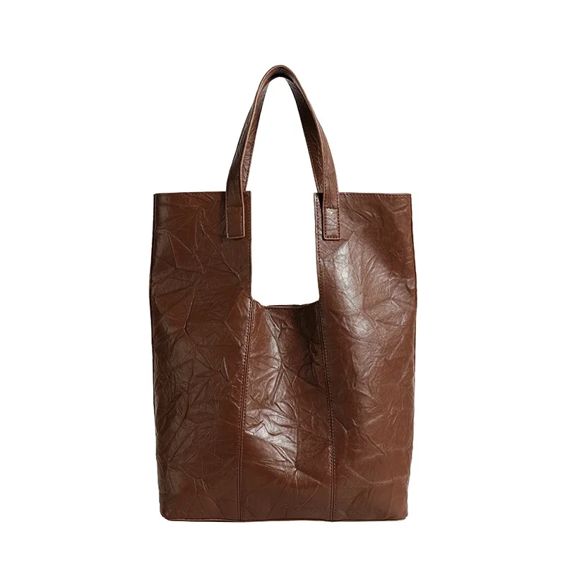 thumbnail image 1 of Bolso de hombro de mujer de moda plisado de PU de diseño creativo de ocio de venta caliente 2024 nuevo diseño de nicho bolso de mano de gran capacidad, 1 of 5