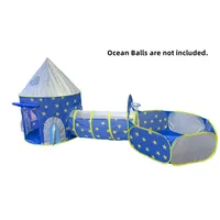 3 in1 2Color Children Tent House Toy Ball Portable Tipi Interactive Pit Pool Kid Removable Indoor Outdoor Playhouse Gift Decor 2
