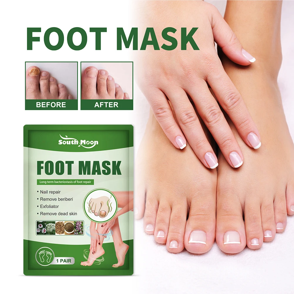 1 Pair Feet Exfoliating Foot Masks Pedicure Socks Scrub For Remove Dead