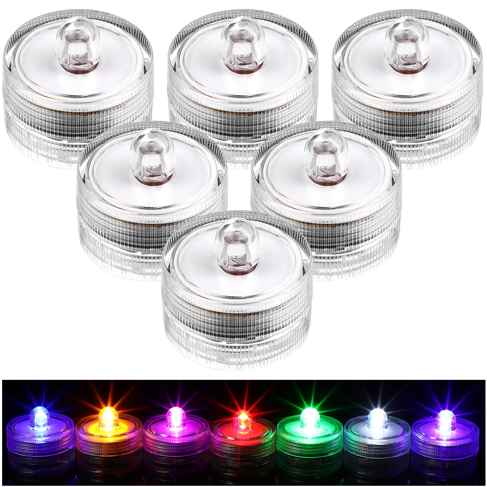 

Color Changing LED Candle Lights Battery Operated Flickering Flameless Tealight Wedding Birthday Party Decoration