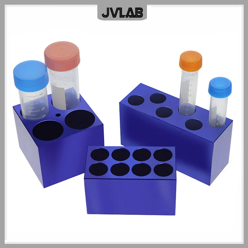 Ice Modular PCR Cooler Low-temperature Thermostat Pre-cooled Aluminum Ice Box 0.2/1.5/2/5/10/15/50ML Centrifuge Tube Rack 1/PK