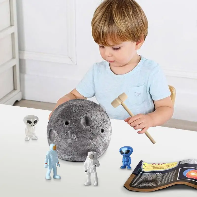 Space Toys Dig Kit Educational Toys Moon Astronaut Outer Space Plastic ...
