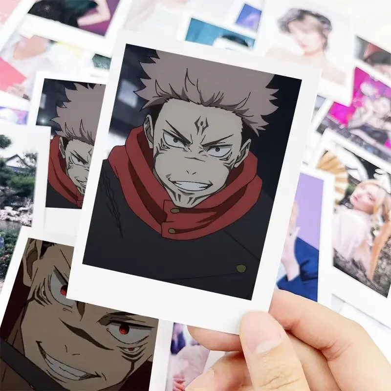 Photo Cards Comics Photo Cards Manga Photo Cards Anime Card Bookmark JJK Lomo Cards Bookmark Ryomen Sukuna 3inch Cards Book Clip Pagination Cute Anime Goods Collection Desk Display Friend Cute Gift
