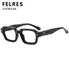Designer Square Glasses Frame Prescription Optical Lenses Reading Glasses Anti Blue Light Simplicity Glasses FELRES +1.75 +2.25 5