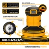 DEKO DKOS32XL125 320W Speed 14000pm Random Orbit Sander   Carpenter Strong Dust Collection Polisher Home DIY 2