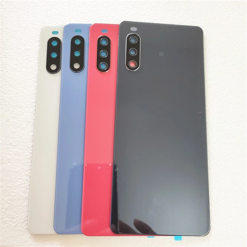 

Original Glass For Sony Xperia 10 III Back Battery Cover Rear Door Housing Case Replacement Battery Cover