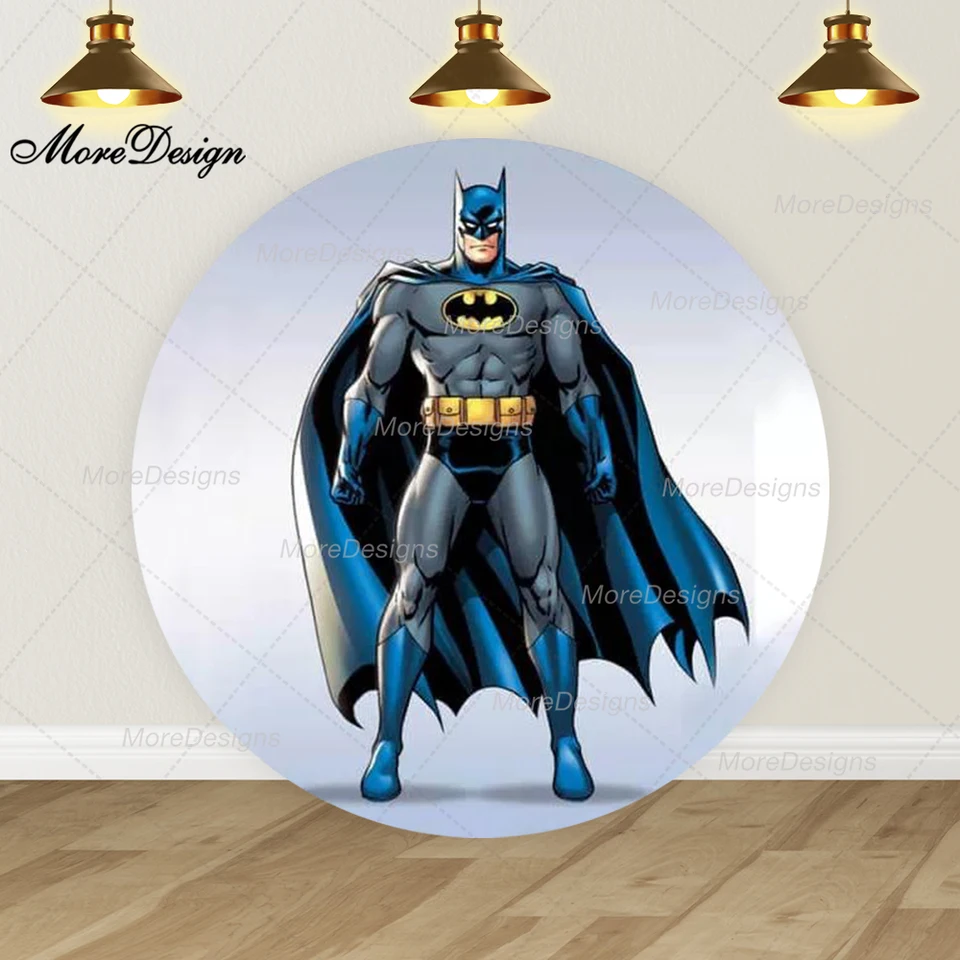 Batman Birthday Party Decorations Bundle - 5.25ft Banner & Scene Setter Backdrop