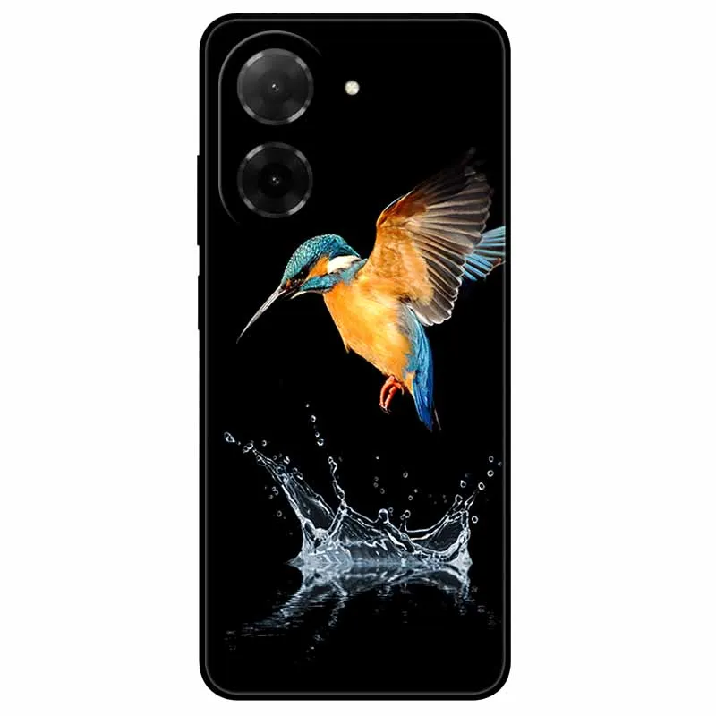 Silicone Wolf Design Soft TPU Phone Case - Enhanced Protection Back Shell