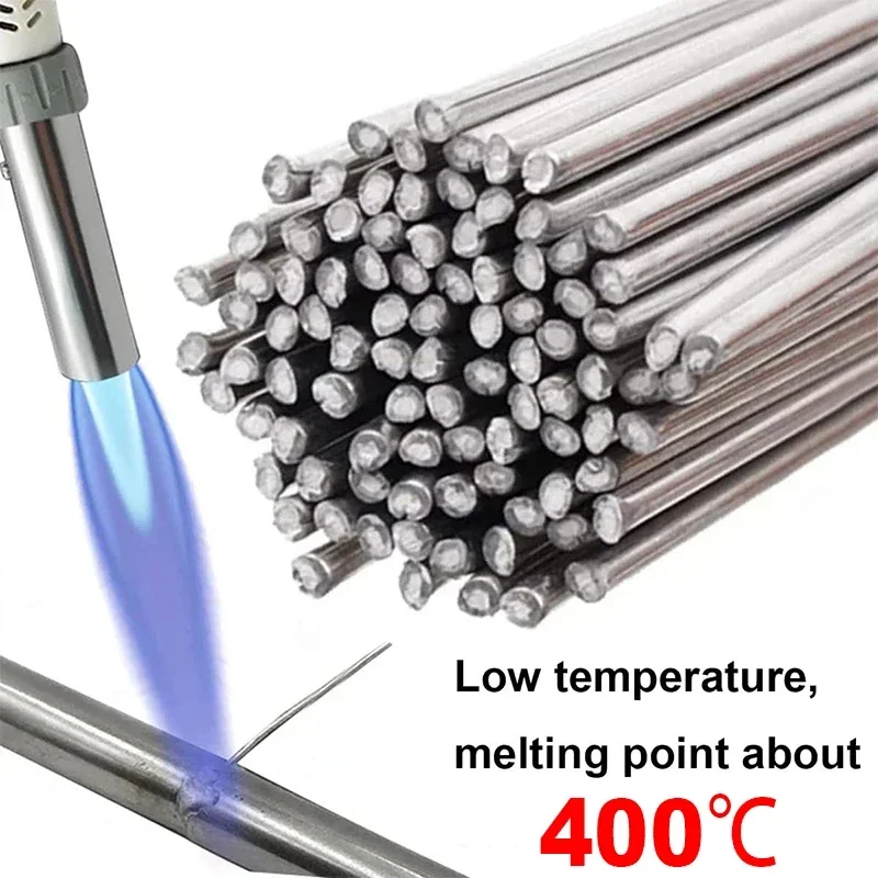 Welding Rods 33cm Low Temperature Easy Melt Stainless Steel Aluminum Solder Rod Cored Wire Repairing Agent Kits