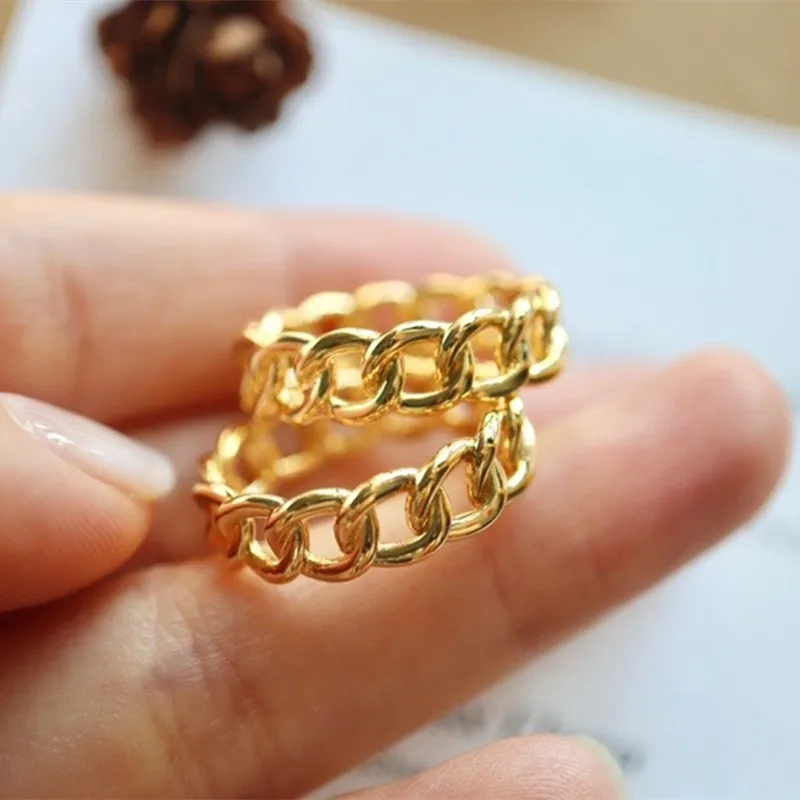 Gold Plated Rings Zircons Adjustable | 18k Gold Plated Adjustable Rings -  18k Gold - Aliexpress