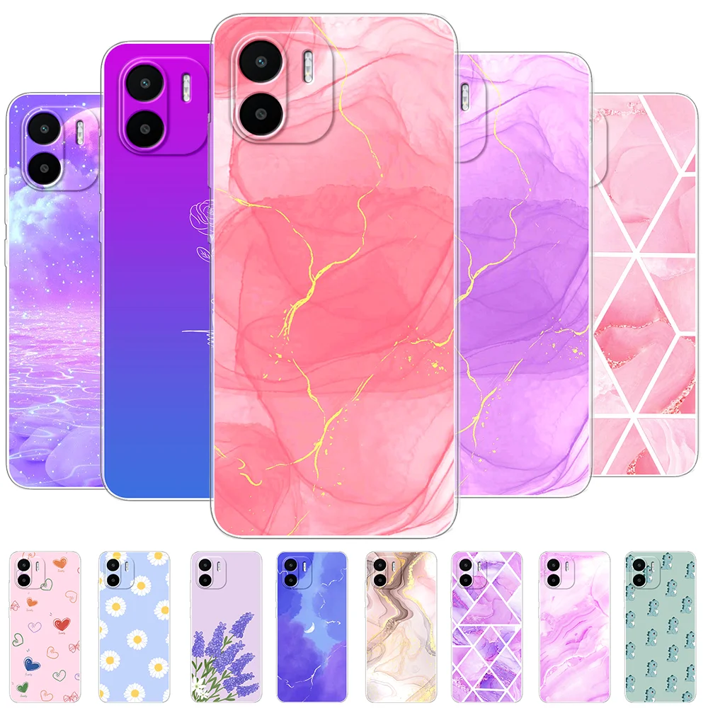 Per Xiaomi Redmi A2 A2 + Plus Custodia Morbida Cover Posteriore In Silicone Per Redmi A2 Funda Coque Per Redmi A2 + Custodia Paraurti Trasparente
