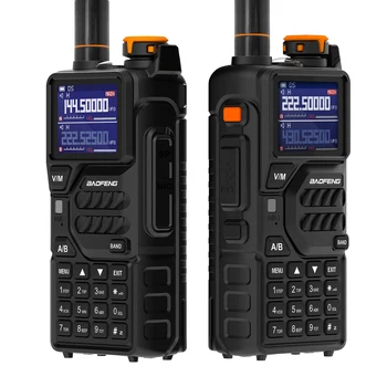 Baofeng K5 PLUS 8W Walkie Talkie AM FM Six-Bands Two Way Radio Wireless Copy Frequency NOAA 999 Channels Type C 2500mAh 5