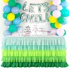 Rainbow Table Skirt Cake Tablecloth Tableware Baby Shower Birthday Party Decorations Banquet Wedding Home Party Table Supplies 6